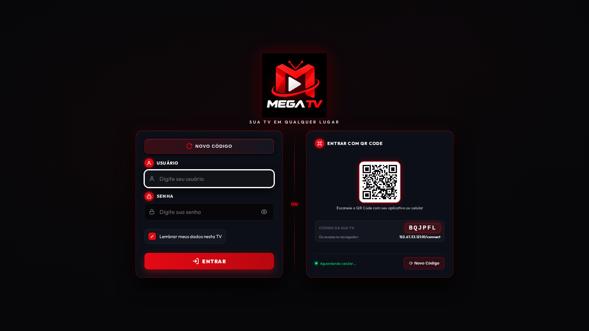 Login com QR Code